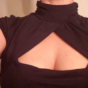 Sexy High Neck Shirt